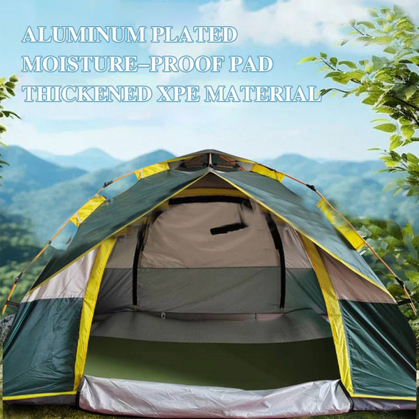 EVA Foam Pad with Aluminum Foil Backing - Dual-Sided Outdoor Picnic Mat for Camping, Yoga, Fishing & Picnics - Durable Machine-Made Cushion with Non-Slip Surface, Picnic Accessories, Camping Essentials, Yoga Mat, Compact Storage, Easyclean Material