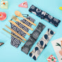4 Sets Bamboo Utensils Wooden Utensils Set Reusable Cutlery Travel Chopsticks Fork Spoon Straw Portable Utensil Case for Travel Hiking Picnic Camping Cooking Office Kitchen (Vintage Style)