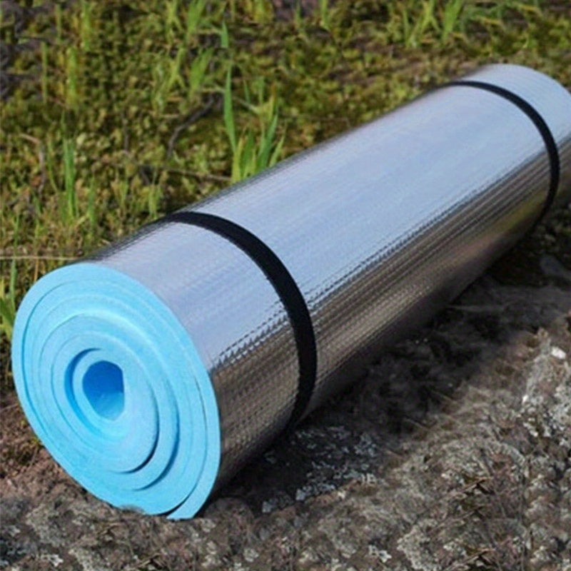 EVA Foam Pad with Aluminum Foil Backing - Dual-Sided Outdoor Picnic Mat for Camping, Yoga, Fishing & Picnics - Durable Machine-Made Cushion with Non-Slip Surface, Picnic Accessories, Camping Essentials, Yoga Mat, Compact Storage, Easyclean Material