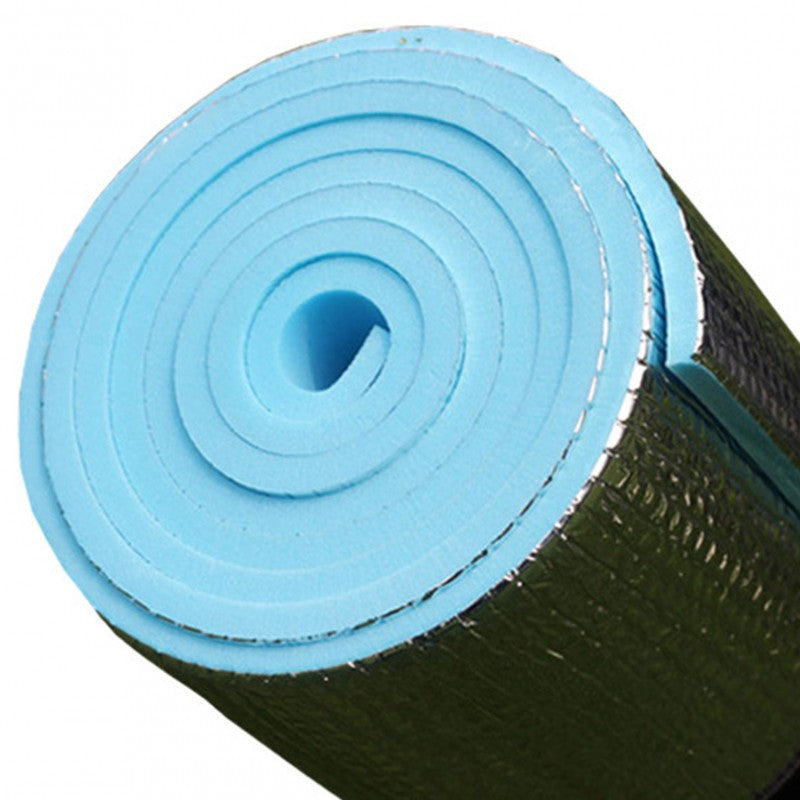 EVA Foam Pad with Aluminum Foil Backing - Dual-Sided Outdoor Picnic Mat for Camping, Yoga, Fishing & Picnics - Durable Machine-Made Cushion with Non-Slip Surface, Picnic Accessories, Camping Essentials, Yoga Mat, Compact Storage, Easyclean Material