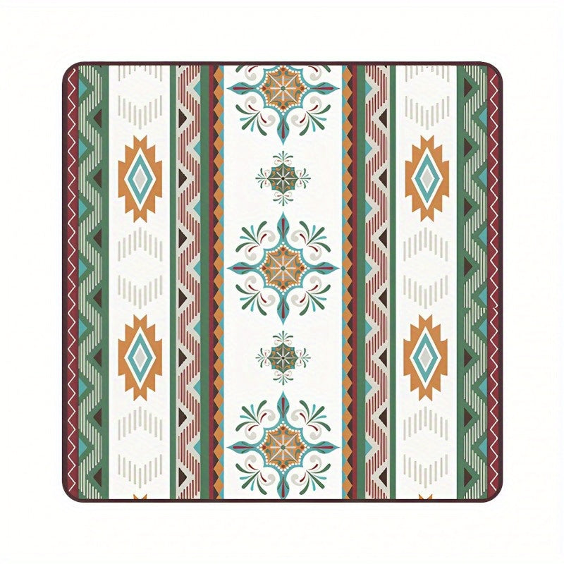 Waterproof Large Picnic Blanket - Portable Travel Camping Beach Mat with Geometric Tribal Design, Durable Machine-Woven Fabric for Outdoor, Park, Patio, Lawn, Garden & Grass Use, Park Outings, Decorative Outdoor, Easycare Material, Outdoor Enthusiasts