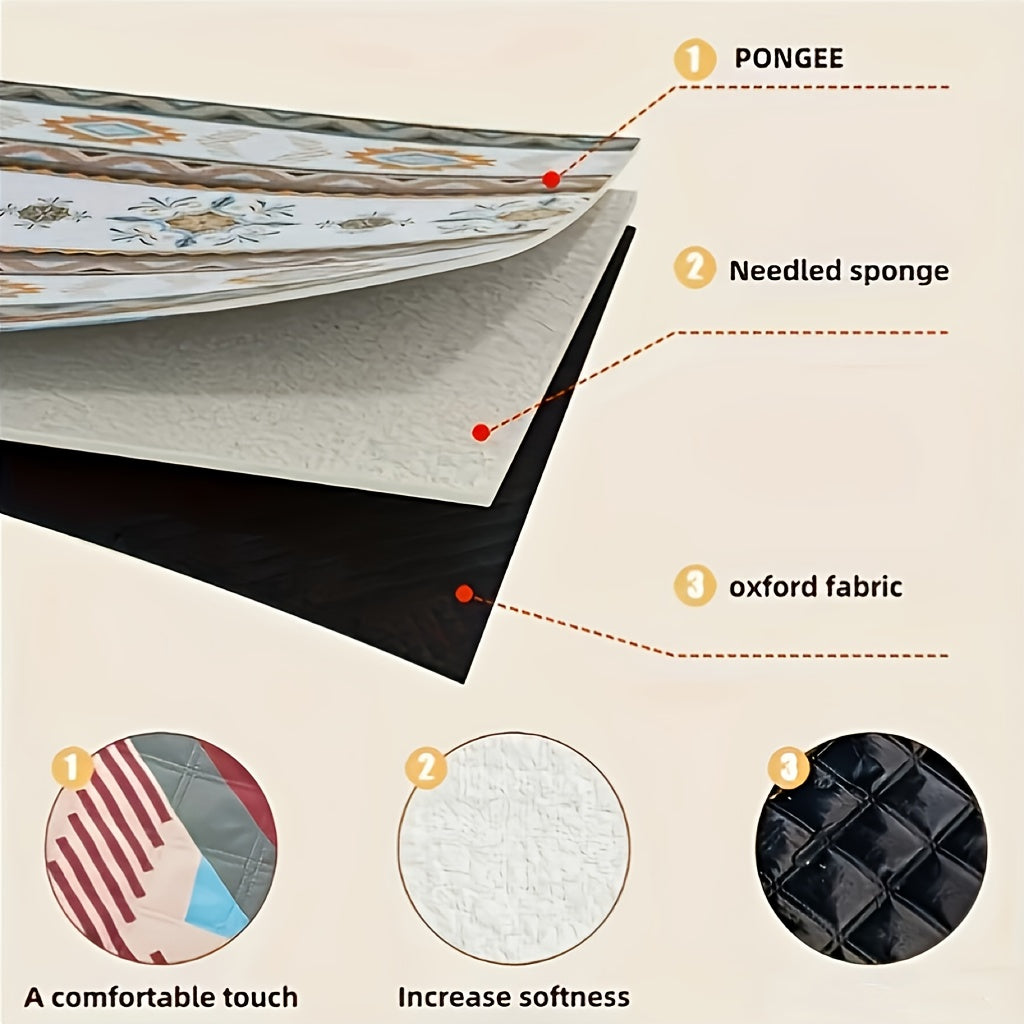 1pc Large Portable Outdoor Camping Picnic Blanket - High Quality & Heavy-Duty All-Season Thickened -like Texture with Blue\u002FBeige\u002FRed\u002FBlack\u002FWhite\u002FGray\u002FOrange\u002FTeal Patterns, Lightweight & Compact for Hiking, Beach, BBQ, Pa